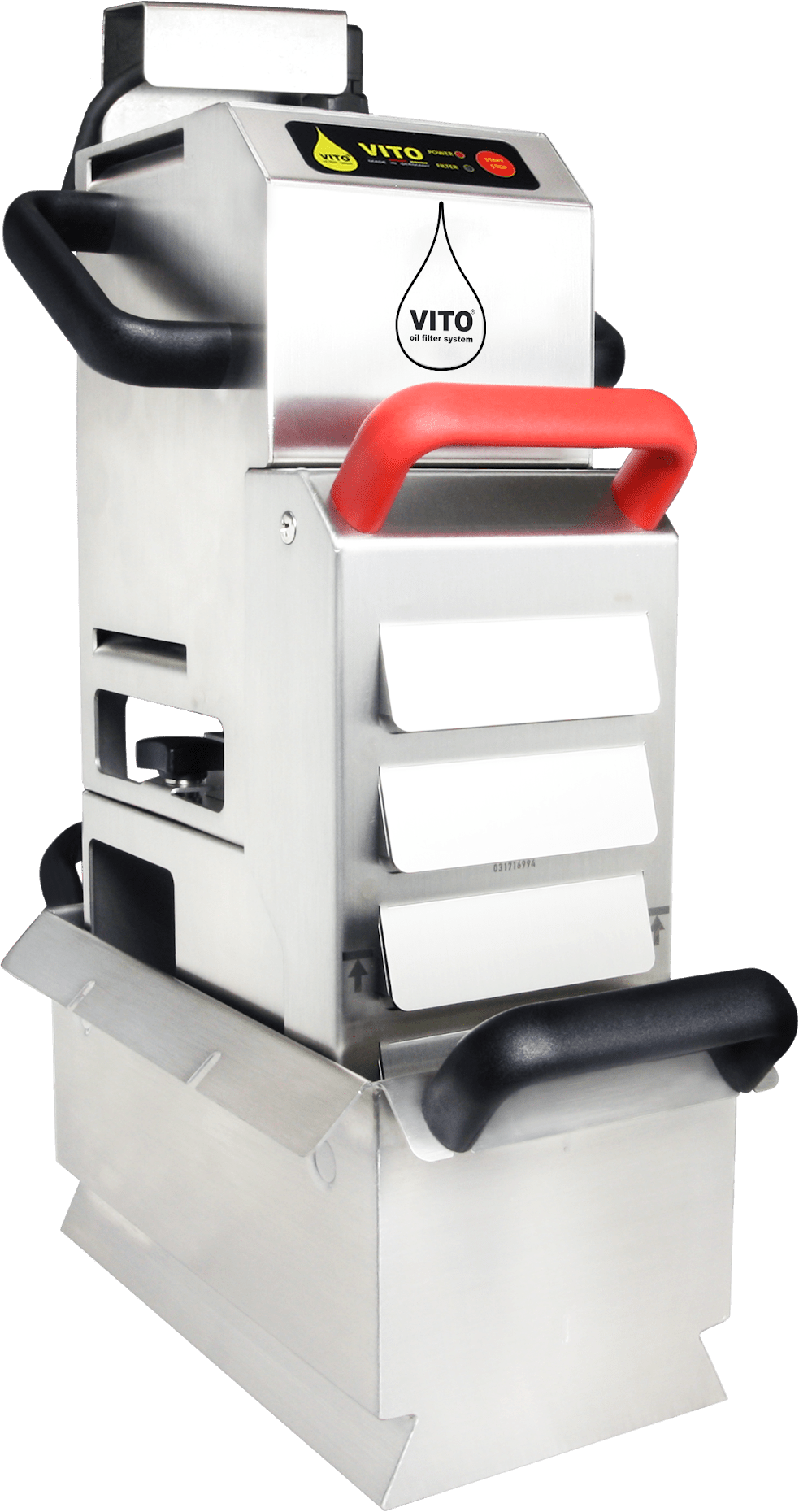 2026 Vito fritüüri õli filtreerija V50